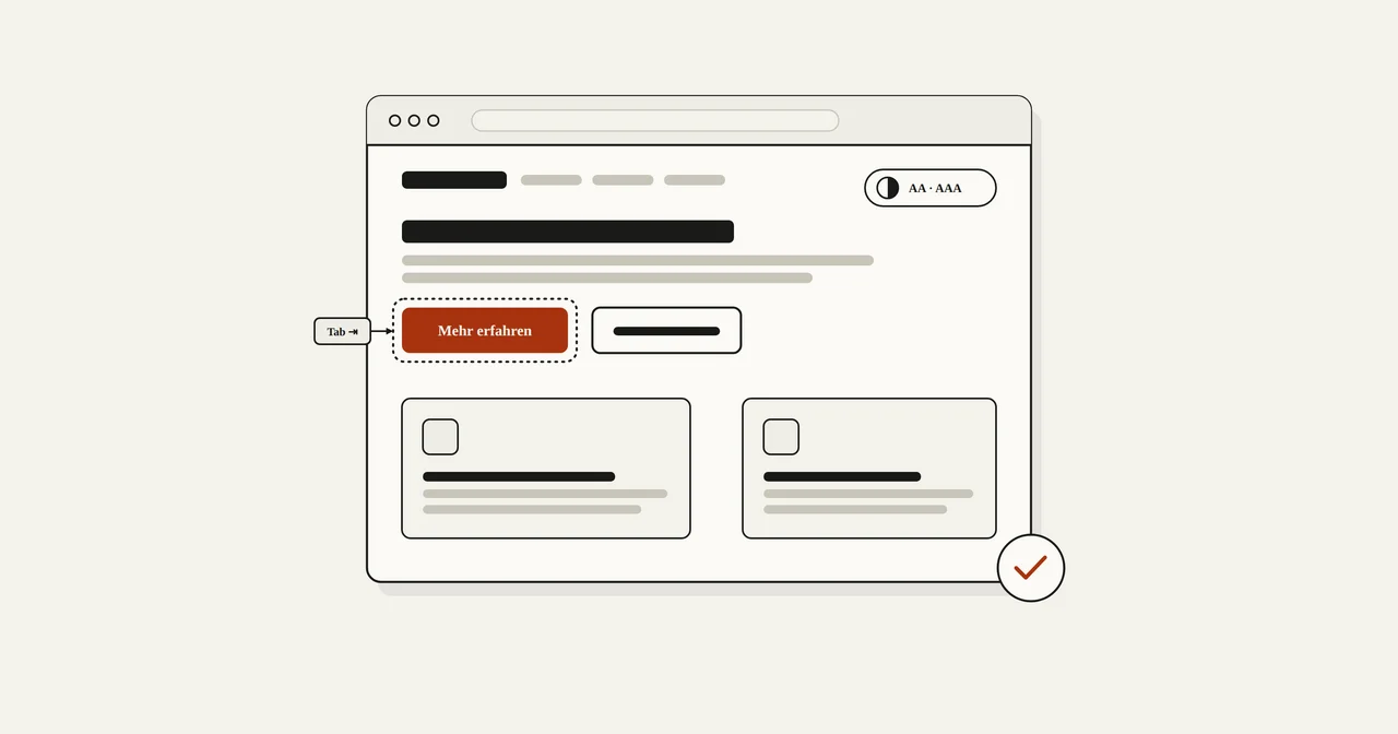 Barrierefreiheit für Websites,  die verständlich, bedienbar und langfristig nutzbar bleiben