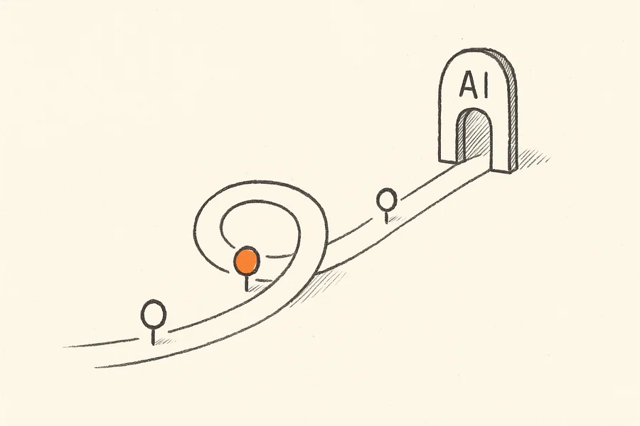 Teaser-Illustration zu iterativen KI-Projekten